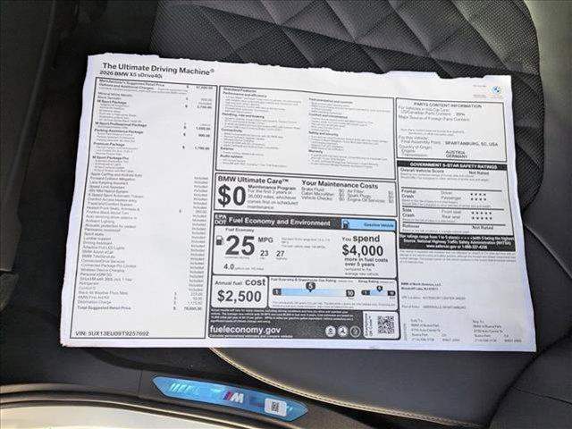 new 2026 BMW X5 car, priced at $78,850