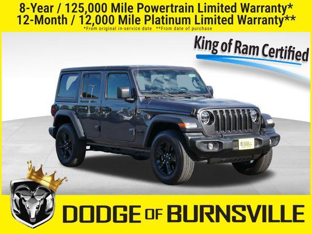 used 2022 Jeep Wrangler Unlimited car, priced at $30,400