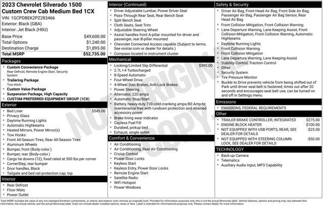 used 2023 Chevrolet Silverado 1500 car, priced at $33,793