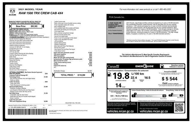 used 2021 Ram 1500 car, priced at $65,993