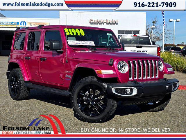 used 2021 Jeep Wrangler Unlimited 4xe car, priced at $31,900