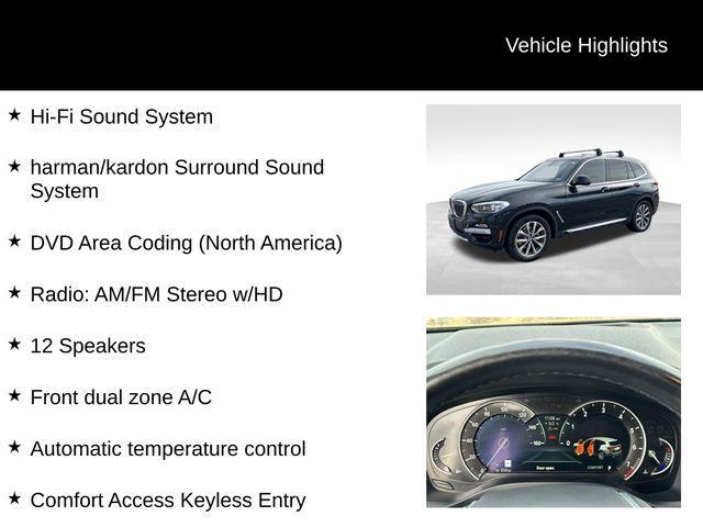 used 2019 BMW X3 car, priced at $21,456