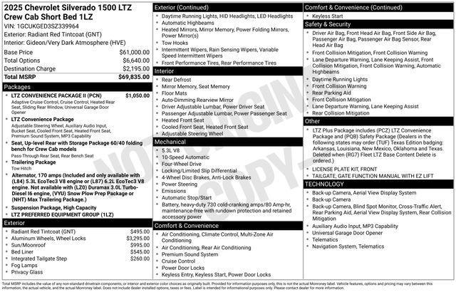 new 2025 Chevrolet Silverado 1500 car