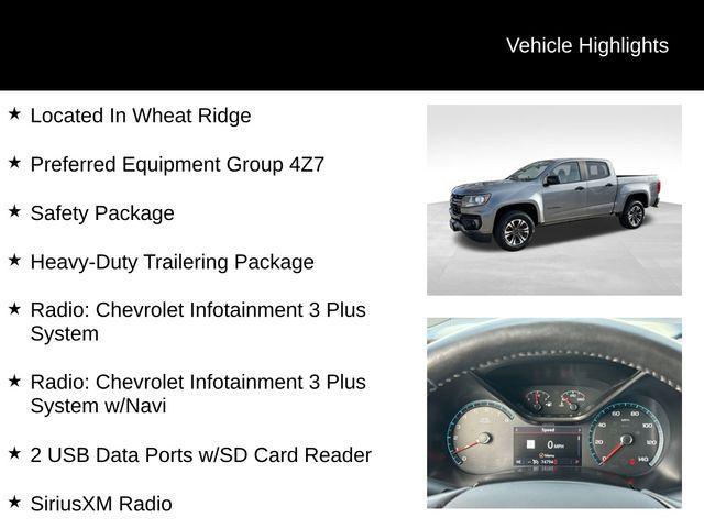 used 2022 Chevrolet Colorado car, priced at $27,097