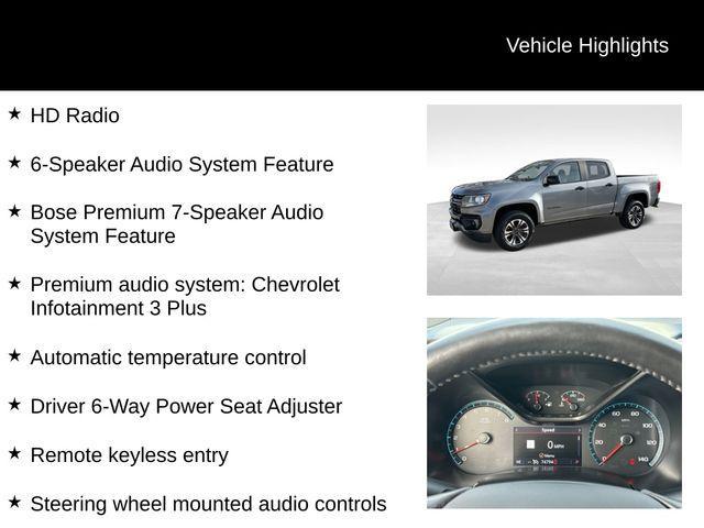 used 2022 Chevrolet Colorado car, priced at $27,097