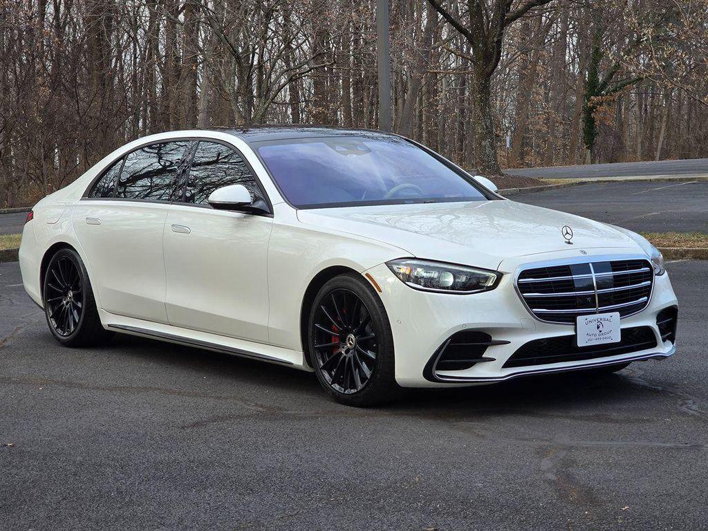 used 2022 Mercedes-Benz S-Class car, priced at $59,995