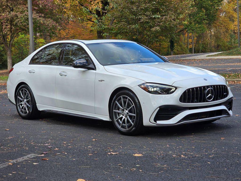 used 2023 Mercedes-Benz AMG C 43 car, priced at $46,400