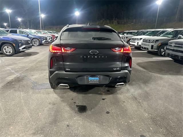 used 2022 INFINITI QX55 car, priced at $26,800