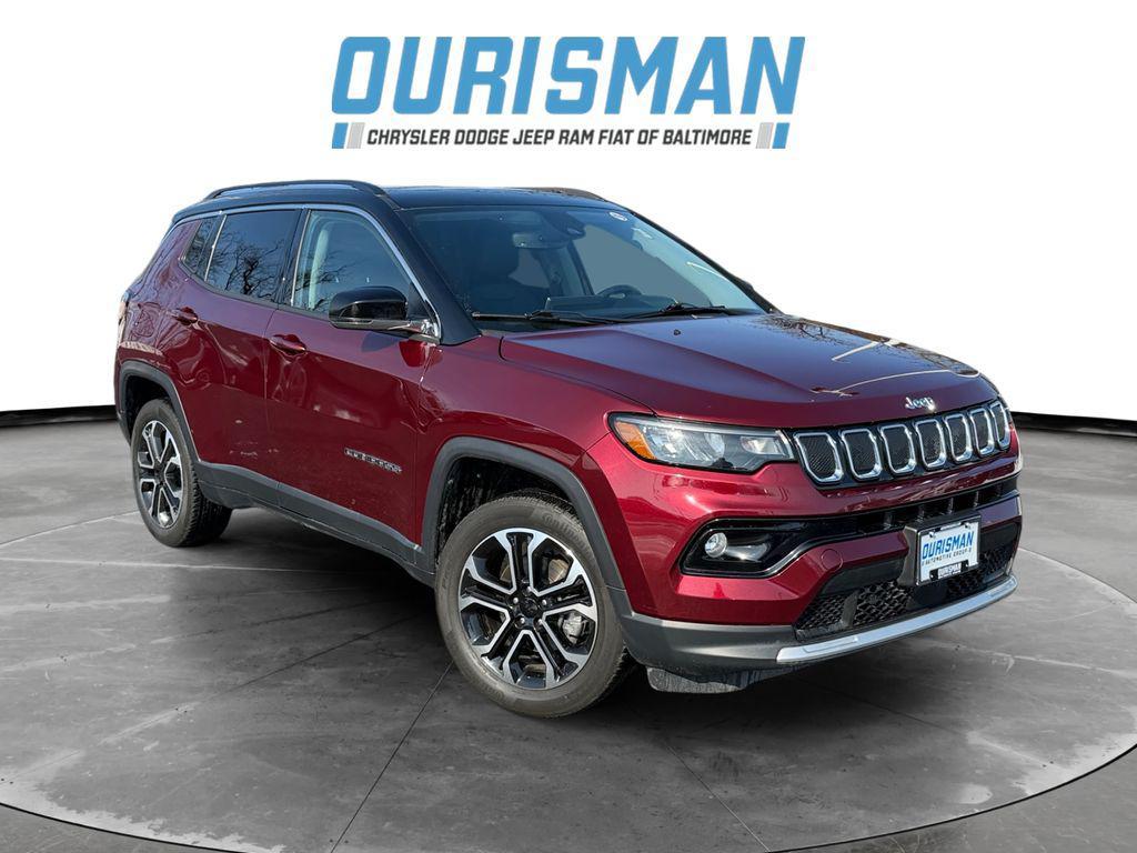 used 2022 Jeep Compass car, priced at $21,280