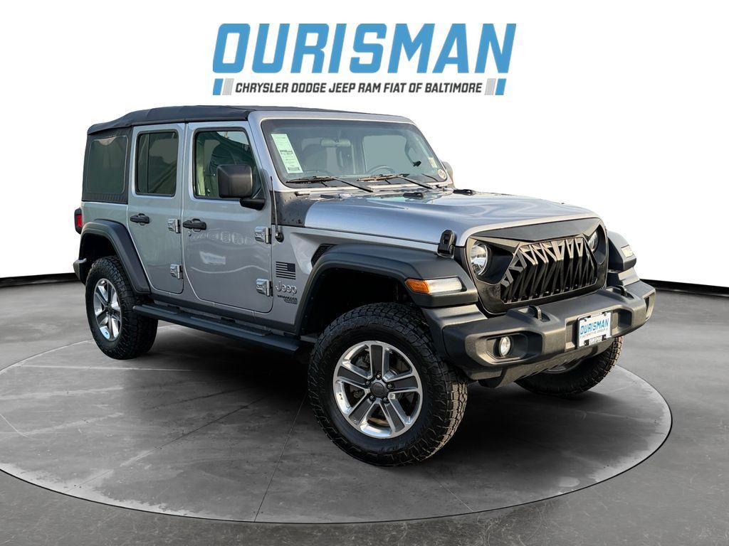 used 2019 Jeep Wrangler Unlimited car, priced at $22,100