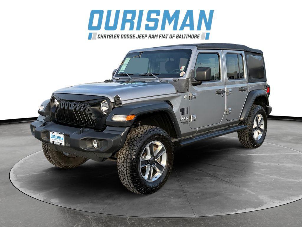 used 2019 Jeep Wrangler Unlimited car, priced at $22,100