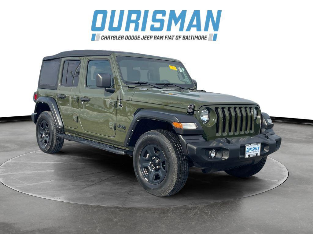 used 2022 Jeep Wrangler Unlimited car, priced at $24,500