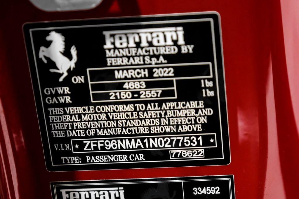 2022 Rosso Ferrari F1-75 Ferrari SF90 Spider