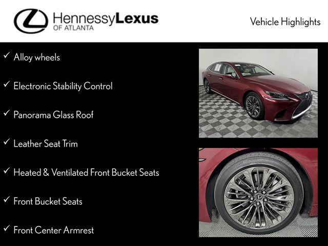 used 2020 Lexus LS 500 car, priced at $45,490