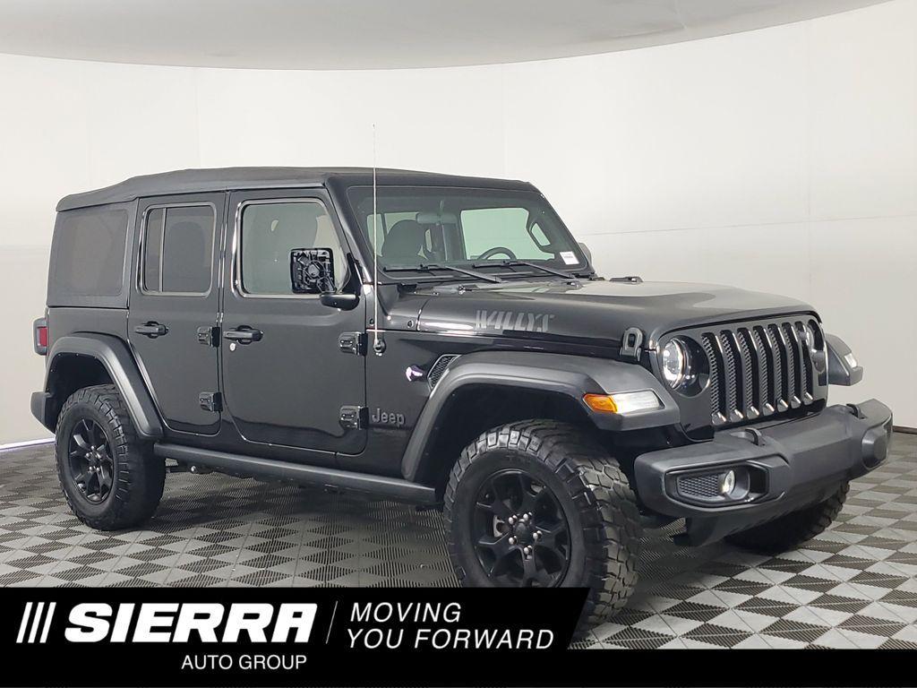 used 2022 Jeep Wrangler Unlimited car, priced at $26,755