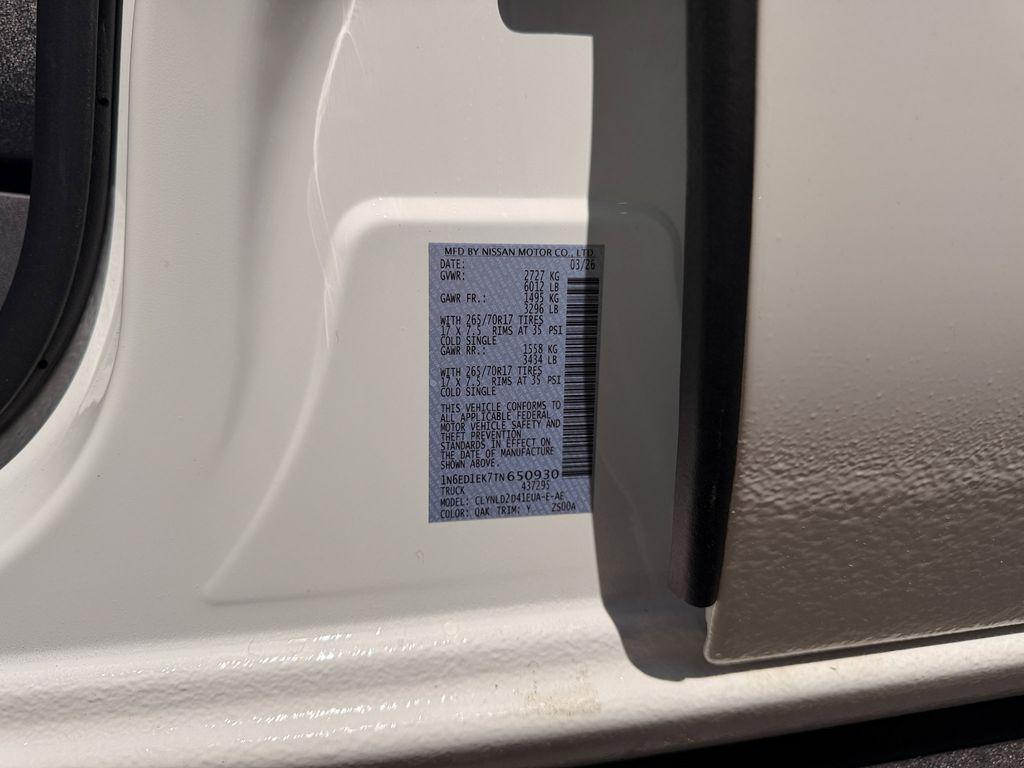 new 2026 Nissan Frontier car, priced at $48,455