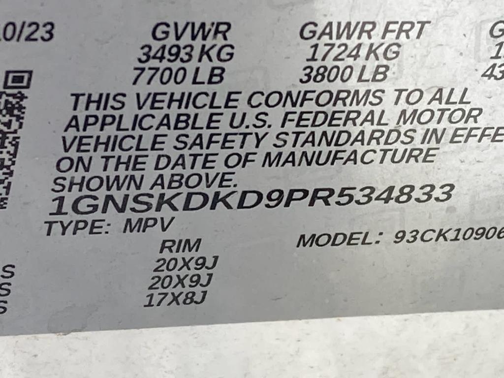 used 2023 Chevrolet Suburban car, priced at $47,315