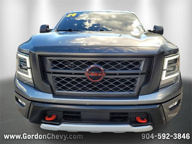 2024 Gun Metallic Nissan Titan