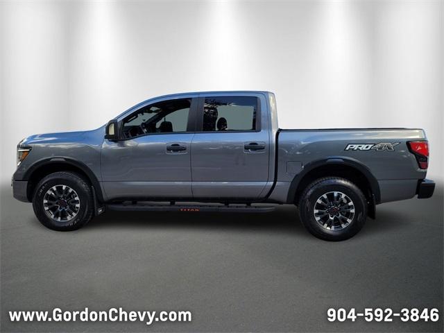 2024 Gun Metallic Nissan Titan