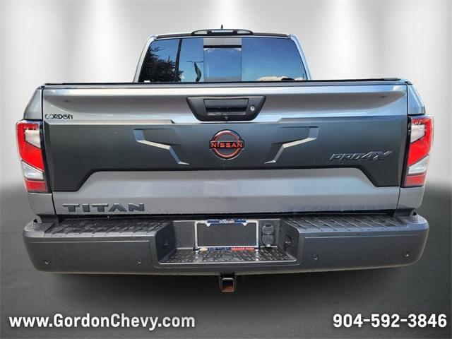 2024 Gun Metallic Nissan Titan