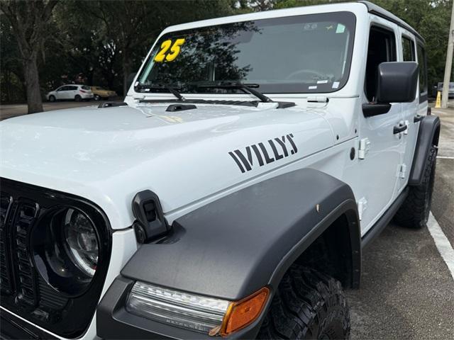 used 2025 Jeep Wrangler car, priced at $39,400