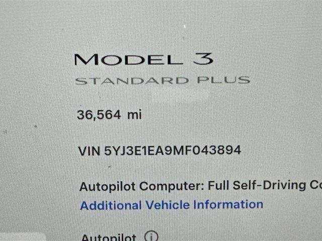 used 2021 Tesla Model 3 car, priced at $23,995