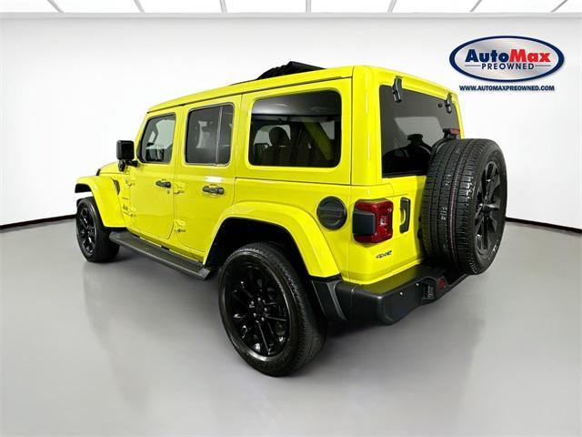 used 2022 Jeep Wrangler Unlimited 4xe car, priced at $29,000
