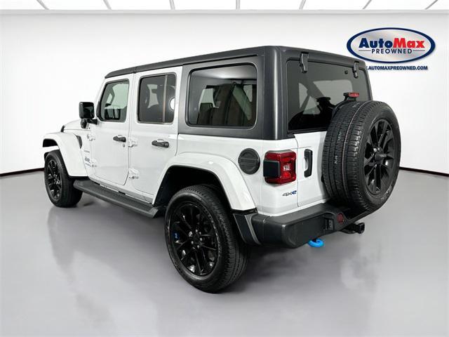 used 2022 Jeep Wrangler Unlimited 4xe car, priced at $29,500