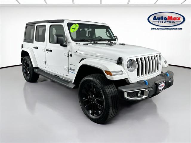used 2022 Jeep Wrangler Unlimited 4xe car, priced at $29,500