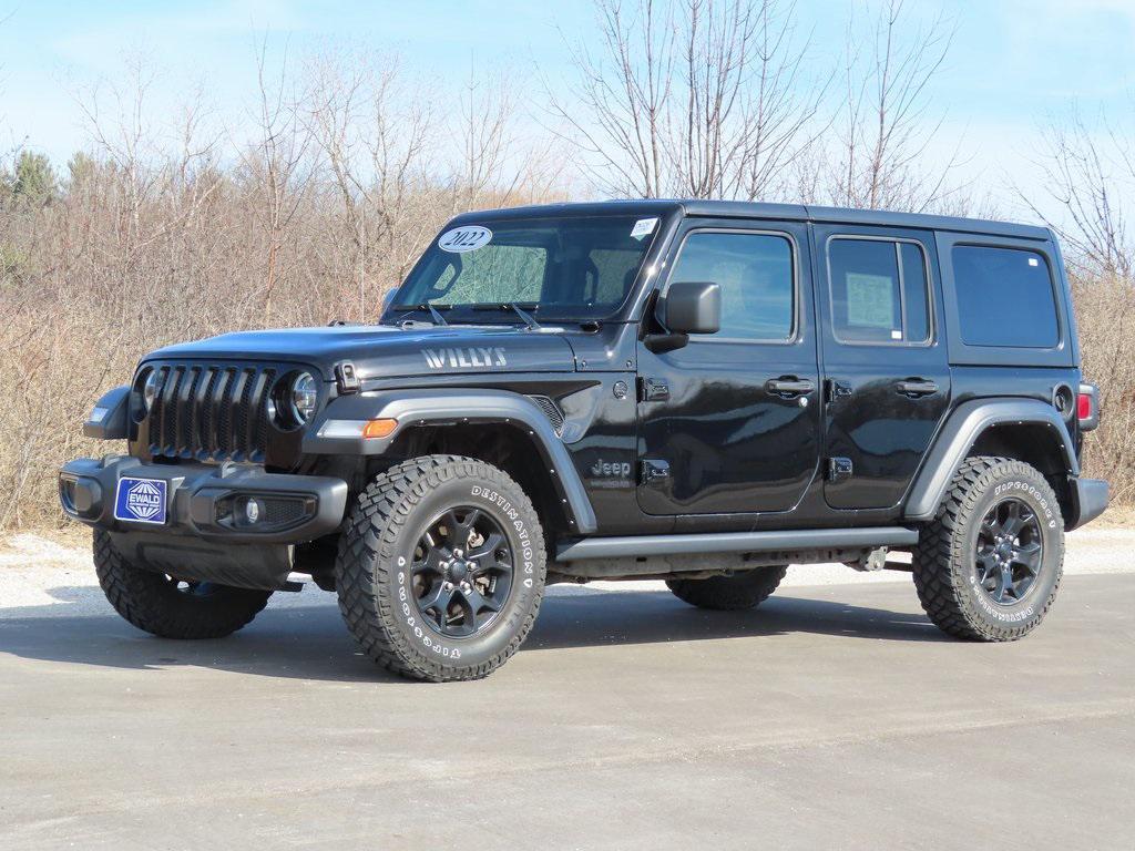 used 2022 Jeep Wrangler car, priced at $30,000