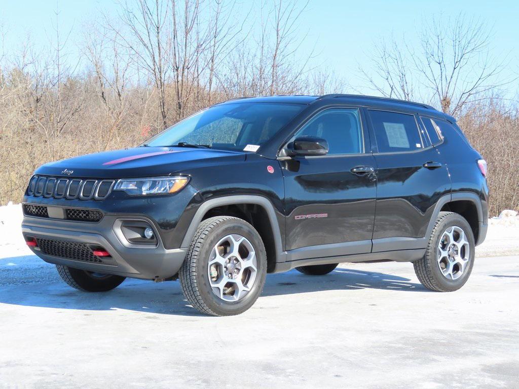 used 2022 Jeep Compass car, priced at $22,520