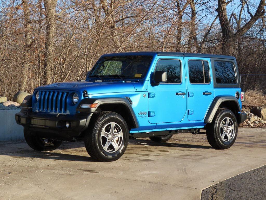 used 2022 Jeep Wrangler Unlimited car, priced at $28,578