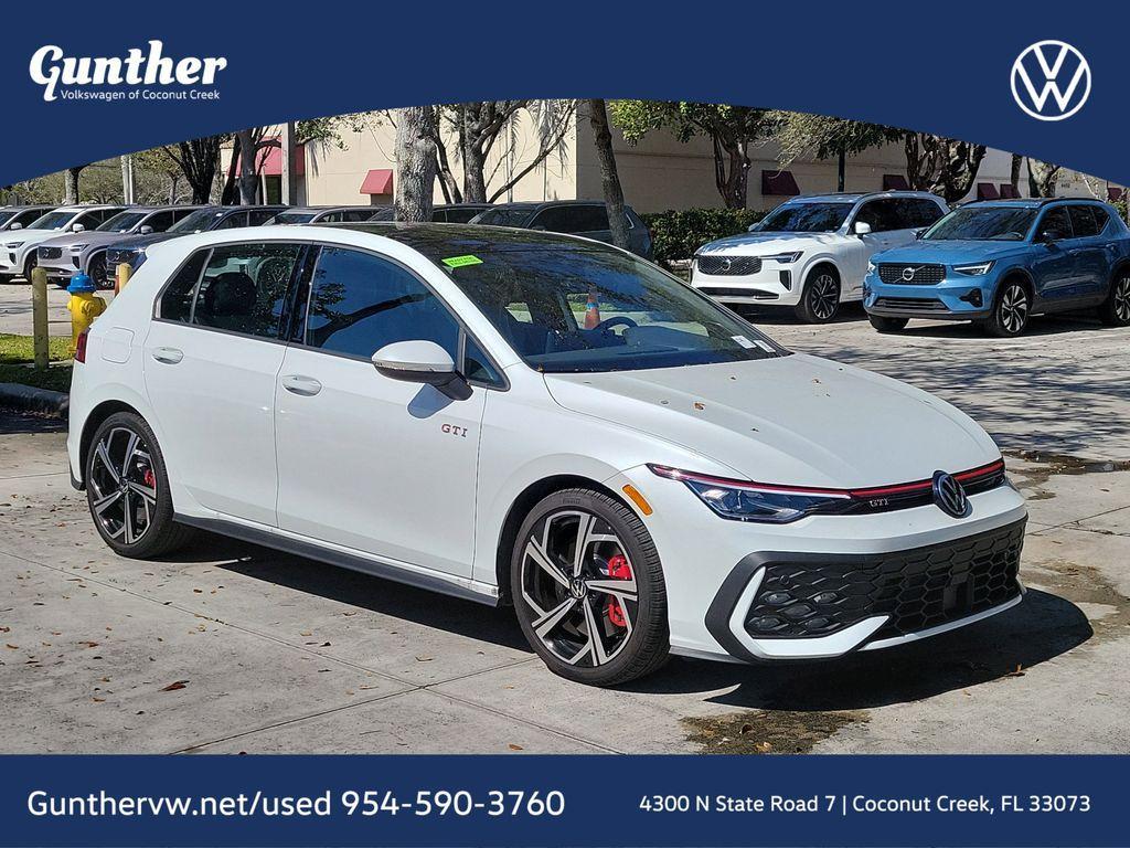 used 2025 Volkswagen Golf GTI car, priced at $34,998