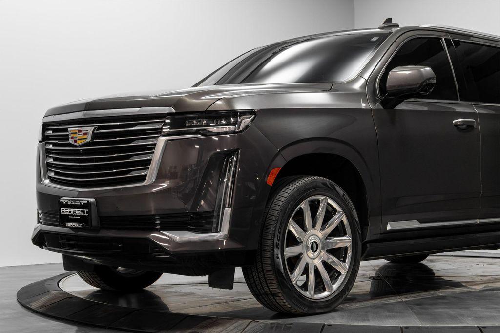 used 2021 Cadillac Escalade ESV car, priced at $63,495