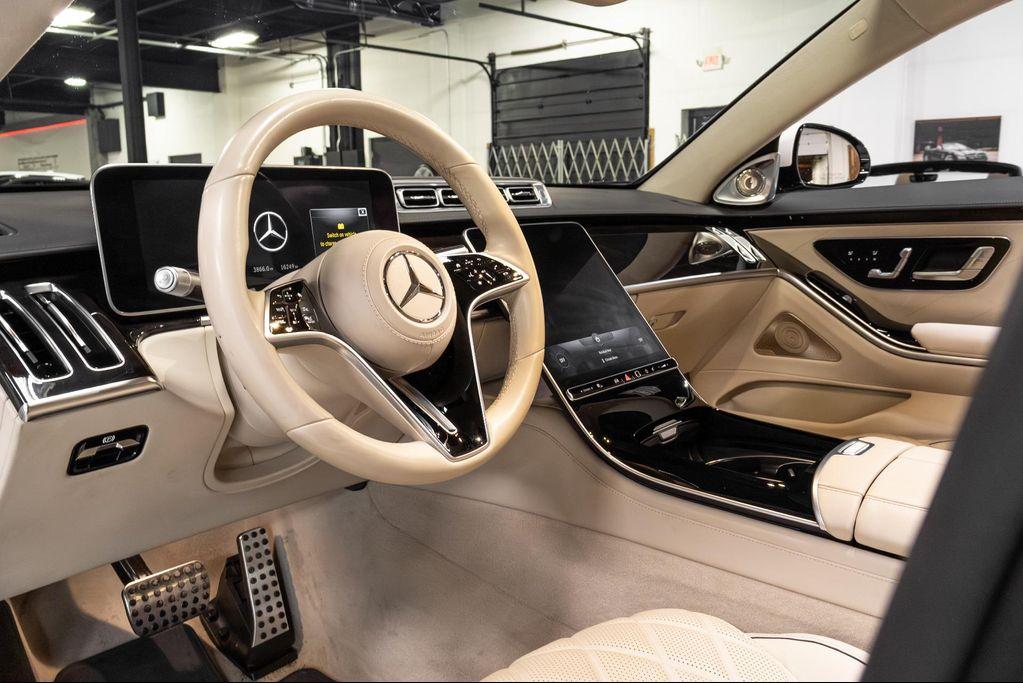 used 2022 Mercedes-Benz S-Class car, priced at $79,995