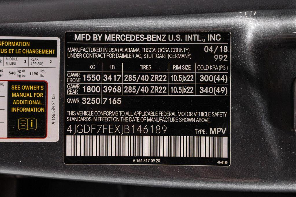 used 2018 Mercedes-Benz AMG GLS 63 car, priced at $38,995