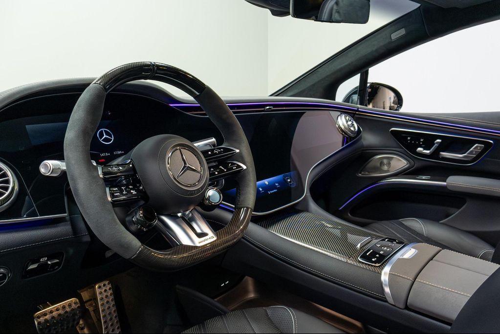 used 2023 Mercedes-Benz AMG EQS car, priced at $67,995