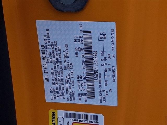 new 2026 Ford Mustang car, priced at $52,060