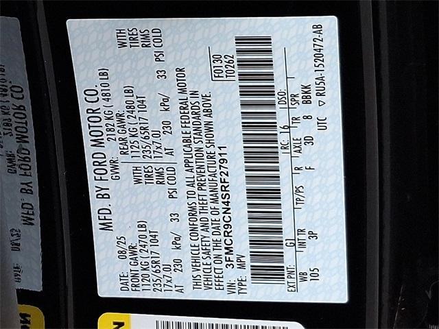 new 2025 Ford Bronco Sport car, priced at $37,719