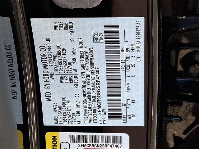 new 2025 Ford Bronco Sport car, priced at $33,964