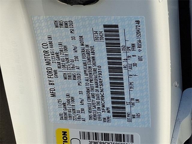 new 2025 Ford Bronco Sport car, priced at $36,755