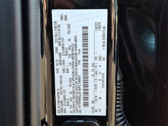 new 2025 Ford F-150 car, priced at $75,915