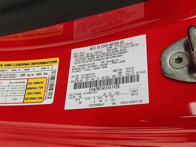 new 2025 Ford Mustang car, priced at $48,774