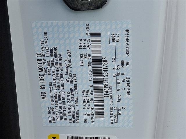 new 2025 Ford Mustang car, priced at $47,191