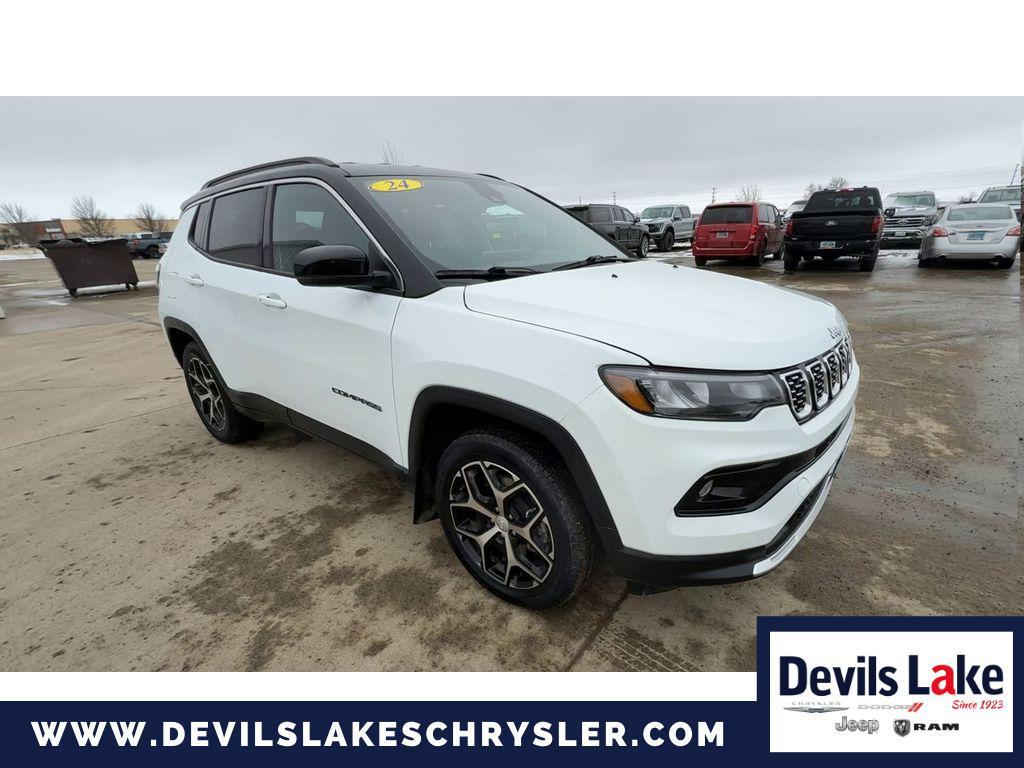 used 2024 Jeep Compass car, priced at $23,491