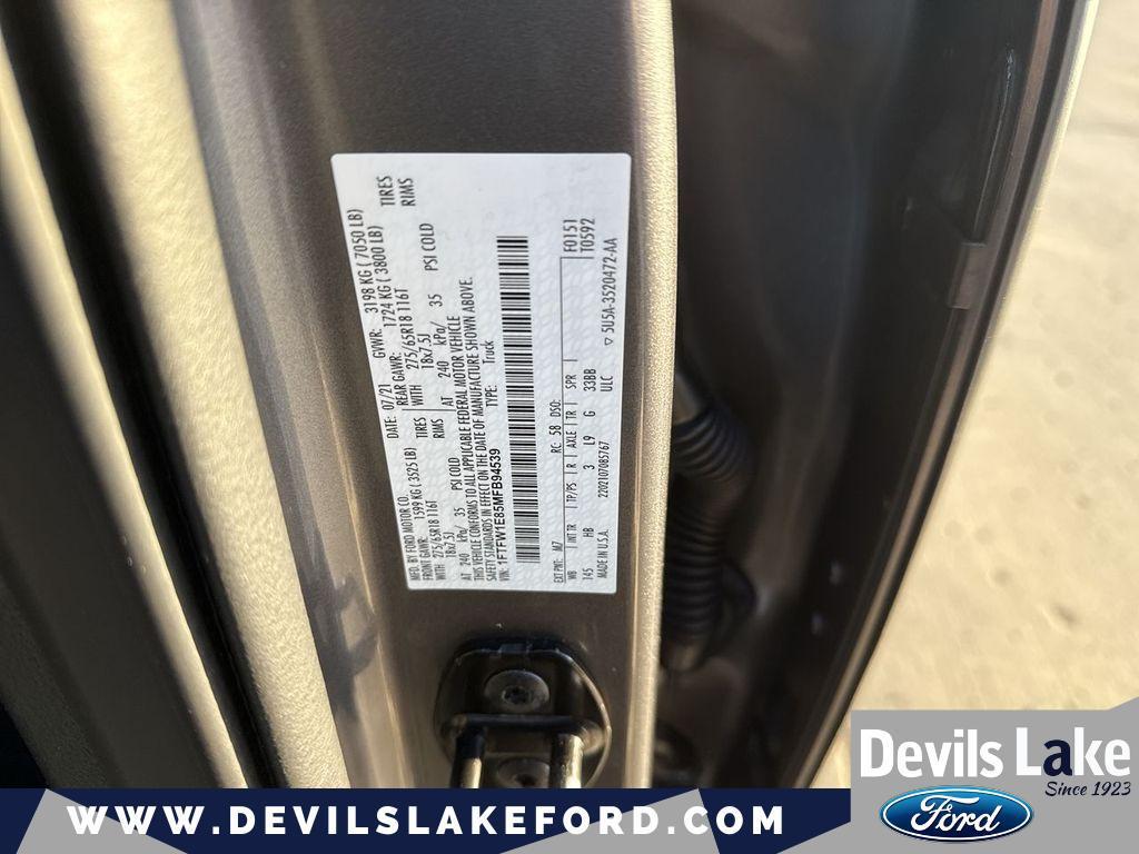 used 2021 Ford F-150 car, priced at $39,897