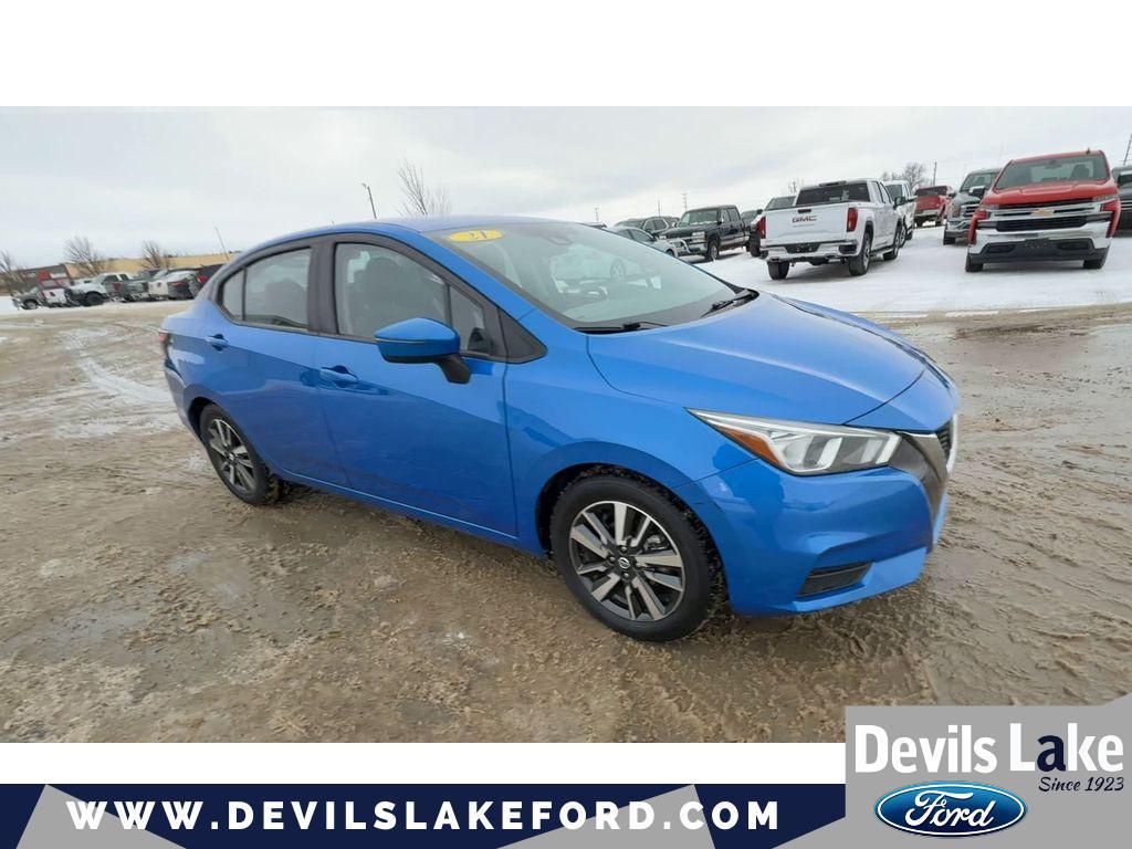 used 2021 Nissan Versa car, priced at $11,799