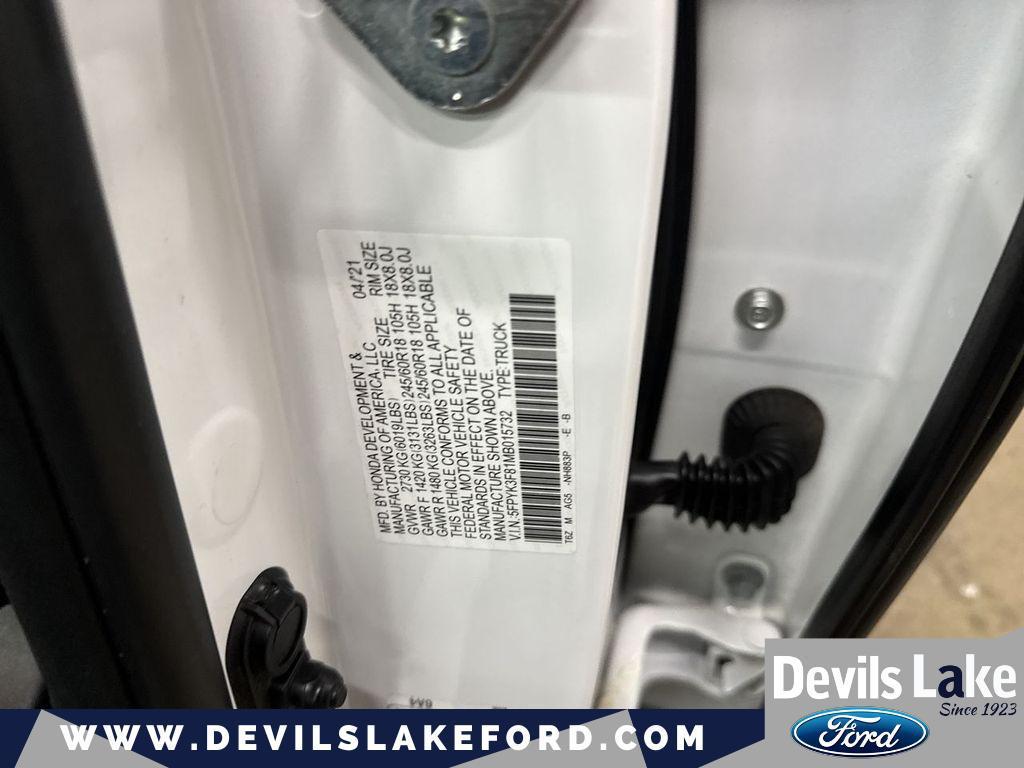 used 2021 Honda Ridgeline car, priced at $28,293