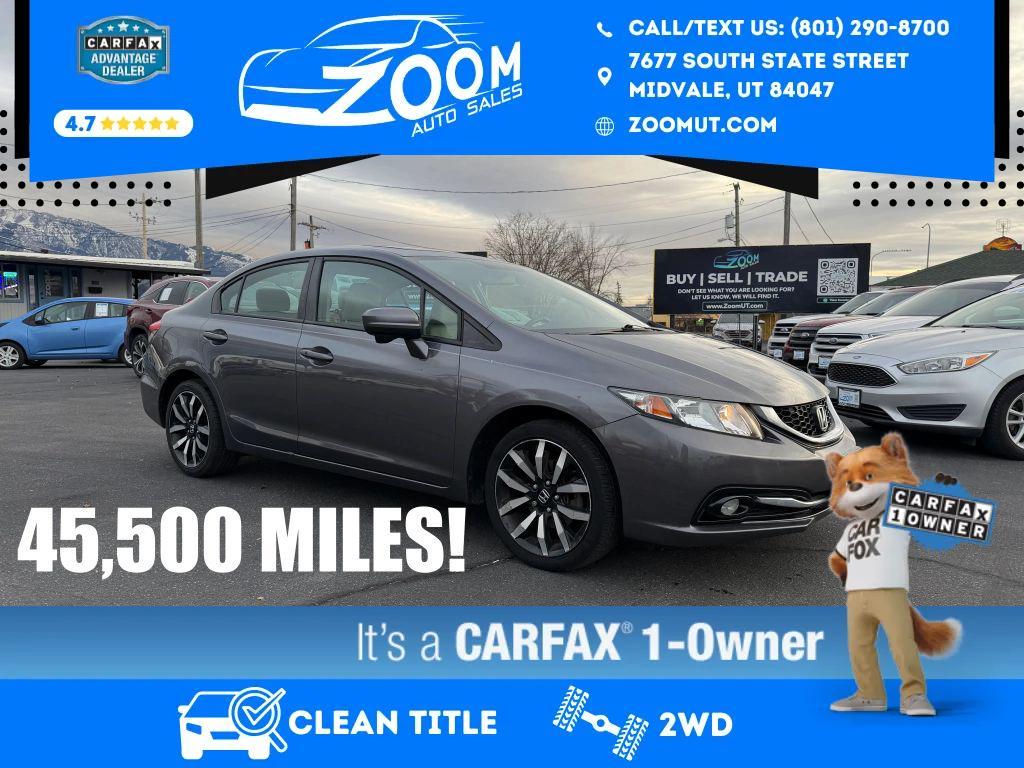 used 2015 Honda Civic car, priced at $15,490