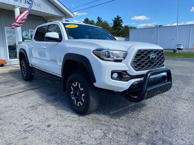 2021 White Toyota Tacoma